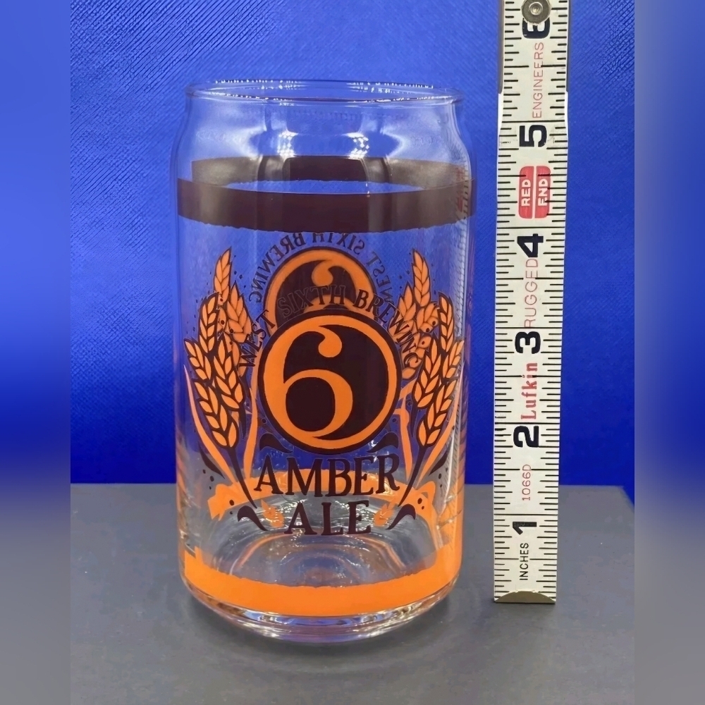 West Sixth Brewing | Amber Ale & Mecican Style Lager Beer Glasses | Set Of 4 - Picture 7 of 15